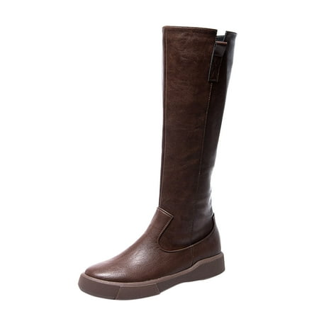 WANYNG Women s Fashion Round-Toe Flat-Bottomed Large Size Solid Color Zipper Boots Womens Boots Wide Width Winter Heeled Boots Women
WANYNG Women s Fashion Round-Toe Flat-Bottomed Large Size Solid Color Zipper Boots Womens Boots Wide Width Winter Heeled Boots Women