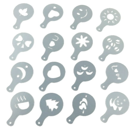 Ziizwfa Coffee Milk Decorating Stencils 16Pcs /set Cake Cupcake Template Art Stencil
Ziizwfa Coffee Milk Decorating Stencils 16Pcs /set Cake Cupcake Template Art Stencil