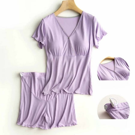 Edvintorg Pajamas Set For Pregnant Women Clearance Maternity Sleepwear Nursing Clothes Summer Casual Breastfeeding Nightwear Home Wear Tops+Shorts Sets Loungewear Maternity Nightwear For Hospital
Edvintorg Pajamas Set For Pregnant Women Clearance Maternity Sleepwear Nursing Clothes Summer Casual Breastfeeding Nightwear Home Wear Tops+Shorts Sets Loungewear Maternity Nightwear For Hospital