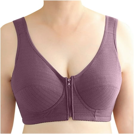 JGTDBPO Front Button Bra For Women No Underwire Extra-Elastic High Support Soft Cup Everyday Sleep Bra Push Up Front Snaps Bras Front Closure Plus Size Sports Bras For Women Girls
JGTDBPO Front Button Bra For Women No Underwire Extra-Elastic High Support Soft Cup Everyday Sleep Bra Push Up Front Snaps Bras Front Closure Plus Size Sports Bras For Women Girls