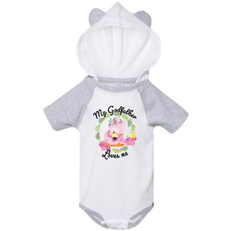 Inktastic Baby Flamingo My Godfather Loves Me in Flower Wreath Gift Baby Boy or Baby Girl Bodysuit
Inktastic Baby Flamingo My Godfather Loves Me in Flower Wreath Gift Baby Boy or Baby Girl Bodysuit