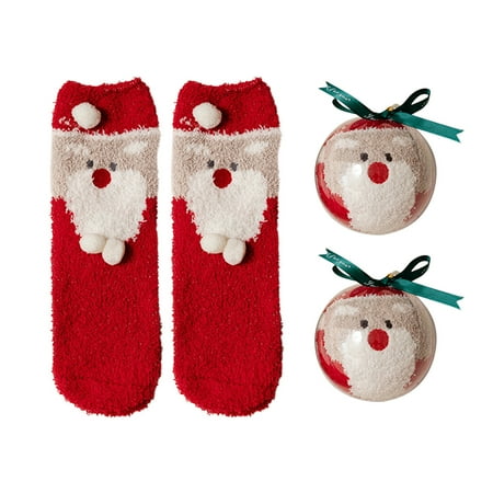 JNGSA Christmas Ball Coral Fleece Socks Gift Box Christmas Gift Thickened Cartoon Sleep Socks Clearance
JNGSA Christmas Ball Coral Fleece Socks Gift Box Christmas Gift Thickened Cartoon Sleep Socks Clearance