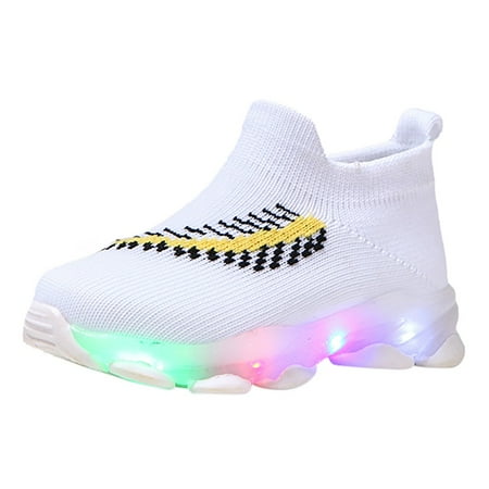 Binmer Children Baby Girls Boys Feather Mesh Led Luminous Socks Sport Run Sneakers Casu
Binmer Children Baby Girls Boys Feather Mesh Led Luminous Socks Sport Run Sneakers Casu