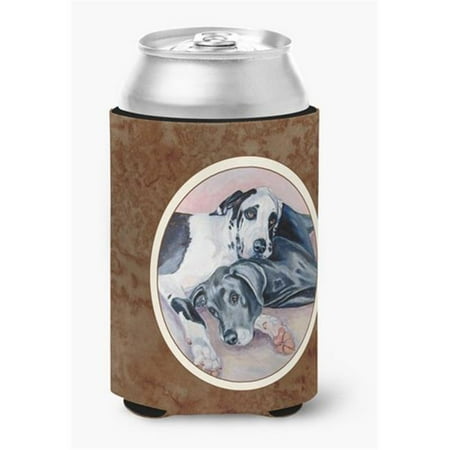 Black & Harlequin Great Dane Can or Bottle Hugger