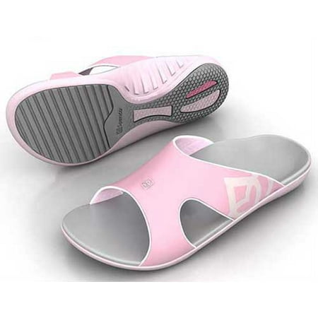 Spenco PolySorb Total Support Sandals KHOLO Women7 Blk/Blk