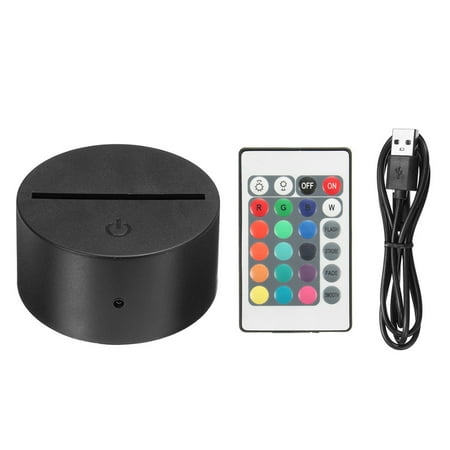 Reduced!Colorful USB Cable Remote Control Night Light Gift Acrylic 3D Led Base Modern
Reduced!Colorful USB Cable Remote Control Night Light Gift Acrylic 3D Led Base Modern