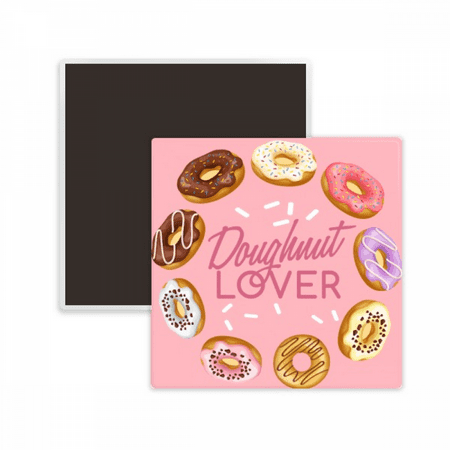 Circle Western Dessert Food Square Ceracs Fridge Magnet Keepsake Memento