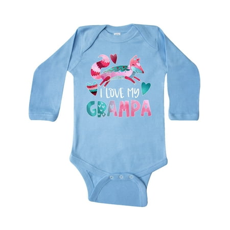 Inktastic I Love My Grampa Pink and Blue Fox with Hearts Gift Baby Boy or Baby Girl Long Sleeve Bodysuit
Inktastic I Love My Grampa Pink and Blue Fox with Hearts Gift Baby Boy or Baby Girl Long Sleeve Bodysuit
