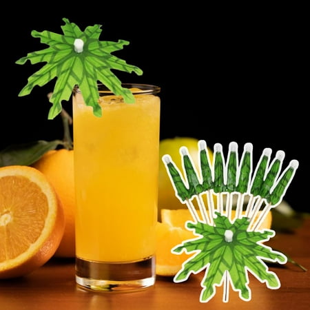 GROFRY 50 Pcs/Set Fruit Stick Attractive Decorative Cute No Odor Food Grade Decorate Palm Tree Umbrella Shape Cocktail Picks for Banquet
GROFRY 50 Pcs/Set Fruit Stick Attractive Decorative Cute No Odor Food Grade Decorate Palm Tree Umbrella Shape Cocktail Picks for Banquet