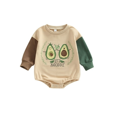 Ma&Baby Baby Sweatshirt Rompers Avocado Print Long Sleeve Bodysuit Jumpsuit for Newborn Girl Boy
Ma&Baby Baby Sweatshirt Rompers Avocado Print Long Sleeve Bodysuit Jumpsuit for Newborn Girl Boy
