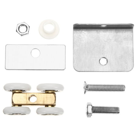 2 Sets Replacement 4 Wheel Trolley Assembly Sliding Door Roller Trolley Hardware 
2 Sets Replacement 4 Wheel Trolley Assembly Sliding Door Roller Trolley Hardware