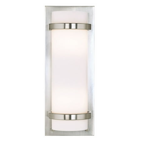 Minka Lavery Contemporary 17 H Brushed Nickel Wall Sconce