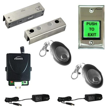FPC-5442 One Door Access Control 2 200lbs Electric Drop Bolt Fail Safe For Glass Door and Glass Frame with Visionis Wireless Receiver and Remote Kit
FPC-5442 One Door Access Control 2 200lbs Electric Drop Bolt Fail Safe For Glass Door and Glass Frame with Visionis Wireless Receiver and Remote Kit