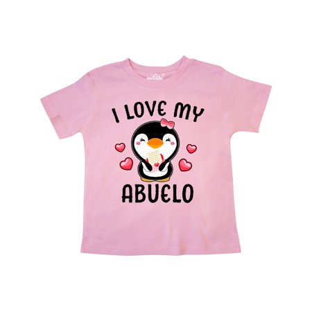 Inktastic I Love My Abuelo with Cute Penguin and Hearts Gift Toddler Toddler Girl T-Shirt
Inktastic I Love My Abuelo with Cute Penguin and Hearts Gift Toddler Toddler Girl T-Shirt