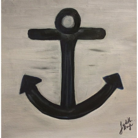 Judith Raye Paintings LLC 'Anchor' by Judith Raye Painting Print on Wrapped Canvas