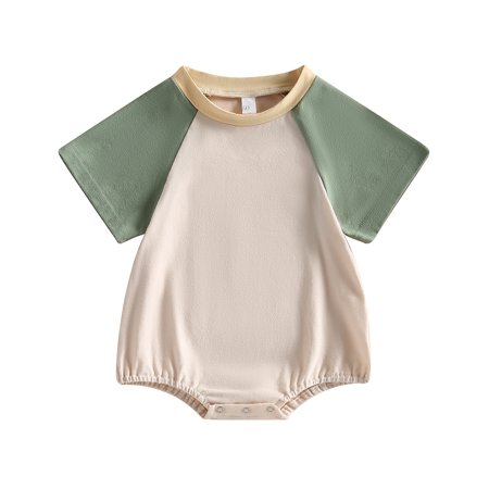 Toddler Baby Girls Summer Jumpsuit Casual Contrast Color Raglan Short Sleeve Romper for Newborn(0-24Months)
Toddler Baby Girls Summer Jumpsuit Casual Contrast Color Raglan Short Sleeve Romper for Newborn(0-24Months)