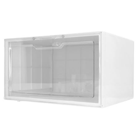 Plastic Shoe Box Strong Bearing Capacity Stackable Shoe Display Case For Sneakers White
Plastic Shoe Box Strong Bearing Capacity Stackable Shoe Display Case For Sneakers White