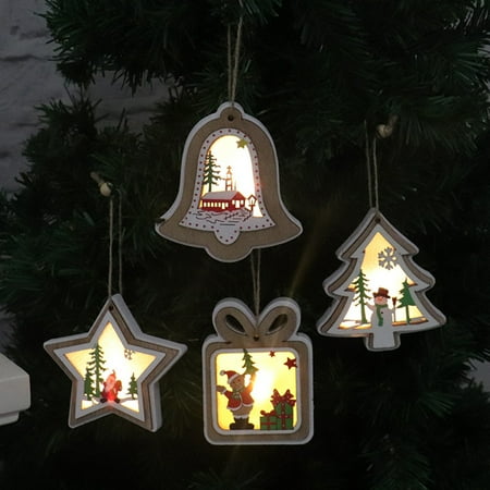 Christmas Tree Pendant Adding Atmosphere Exquisite Hand-crafted Wooden Bell Shape Holiday Hanging for Christmas Wooden G
Christmas Tree Pendant Adding Atmosphere Exquisite Hand-crafted Wooden Bell Shape Holiday Hanging for Christmas Wooden G
