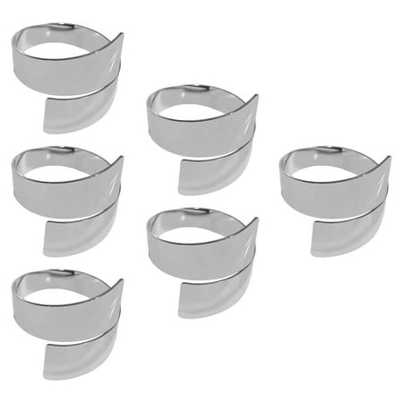 6Pcs Napkin Holder Napkin Rings Event Decor Accessory Napkin Holder Wedding Decor for Table Settings Kitchen Anniversary Restaurant Hotel Argent
6Pcs Napkin Holder Napkin Rings Event Decor Accessory Napkin Holder Wedding Decor for Table Settings Kitchen Anniversary Restaurant Hotel Argent