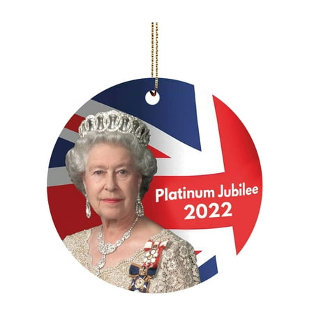 TOYFUNNY The Queen S Platinum-Jubilee Celebration Pendant Car Rearview Mirror Ornament
TOYFUNNY The Queen S Platinum-Jubilee Celebration Pendant Car Rearview Mirror Ornament
