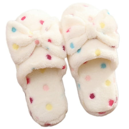 Peaoy House Slippers Anti-skid Bowknot Decor House Shoes Indoor Slippers for Women
Peaoy House Slippers Anti-skid Bowknot Decor House Shoes Indoor Slippers for Women