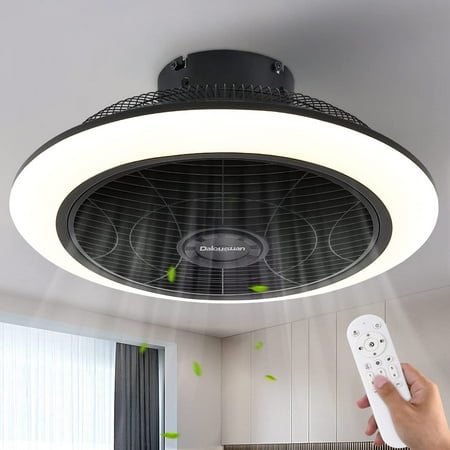 JSTCL Ceiling Fans with Lights Remote Control18 6 Speeds 3 Colors Enclosed Ceiling Fan with LightsLow Profile Flush Mount Ceiling Fan for Living Room Bedroom Kitchen
JSTCL Ceiling Fans with Lights Remote Control18 6 Speeds 3 Colors Enclosed Ceiling Fan with LightsLow Profile Flush Mount Ceiling Fan for Living Room Bedroom Kitchen