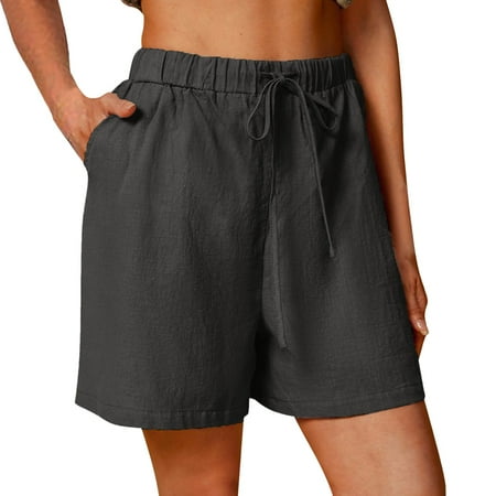 2 in 1 Shorts Women Women Casual Solid High Waist Cotton And Linen Shorts Womens Elastic Waist Summer Shorts Silk Pajamas for Women Shorts Set Packs
2 in 1 Shorts Women Women Casual Solid High Waist Cotton And Linen Shorts Womens Elastic Waist Summer Shorts Silk Pajamas for Women Shorts Set Packs