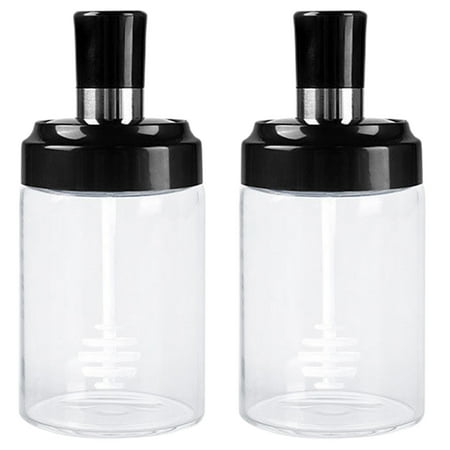 Mosey 2Pcs Clear Glass Body Seasoning Bottle with Integrated Spoon Cover Household Kitchen Seasoning Box Leak-proof Salt Dispenser
Mosey 2Pcs Clear Glass Body Seasoning Bottle with Integrated Spoon Cover Household Kitchen Seasoning Box Leak-proof Salt Dispenser