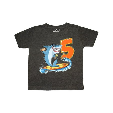 Inktastic Fifth Birthday Surfing Shark with Hot Dog and Ice Cream Gift Toddler Boy or Toddler Girl T-Shirt
Inktastic Fifth Birthday Surfing Shark with Hot Dog and Ice Cream Gift Toddler Boy or Toddler Girl T-Shirt
