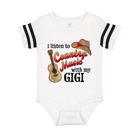 Inktastic I Listen to Country Music with my Gigi Guitar and Hat Gift Baby Boy or Baby Girl Bodysuit
Inktastic I Listen to Country Music with my Gigi Guitar and Hat Gift Baby Boy or Baby Girl Bodysuit