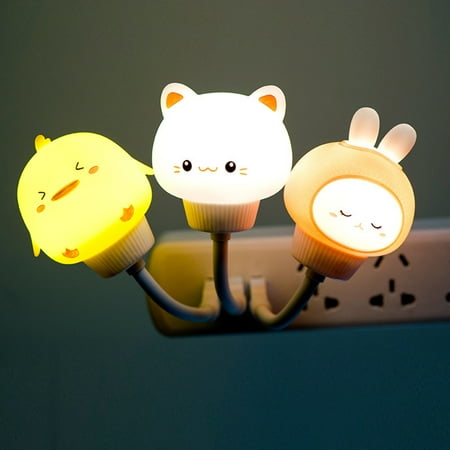 USB Night Light Soft Lighting Not Dazzling Cute Dinosaur Kitten Rabbit Duck Sleep Light Plug Play LED Cartoon Night Lamp Children Bedroom Decoration Christmas Gifts
USB Night Light Soft Lighting Not Dazzling Cute Dinosaur Kitten Rabbit Duck Sleep Light Plug Play LED Cartoon Night Lamp Children Bedroom Decoration Christmas Gifts