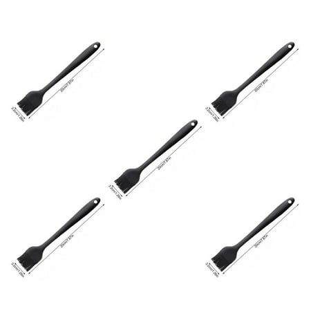 5pcs Silicone Basting Brush Pancake BBQ Oil Brush Heat Resistant Pastry Butter Cooking Baking Tool Black
5pcs Silicone Basting Brush Pancake BBQ Oil Brush Heat Resistant Pastry Butter Cooking Baking Tool Black