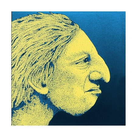 Profile View of Displeased Man Print Wall Art By Alan Baker