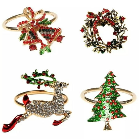 4Pcs Christmas Napkin Rings Napkin Clasps Alloy Napkin Rings Napkin Buckles Dinner Wedding Party Table Decoration
4Pcs Christmas Napkin Rings Napkin Clasps Alloy Napkin Rings Napkin Buckles Dinner Wedding Party Table Decoration