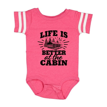 Inktastic Life is Better at the Cabin with Trees and Moon Gift Baby Boy or Baby Girl Bodysuit
Inktastic Life is Better at the Cabin with Trees and Moon Gift Baby Boy or Baby Girl Bodysuit