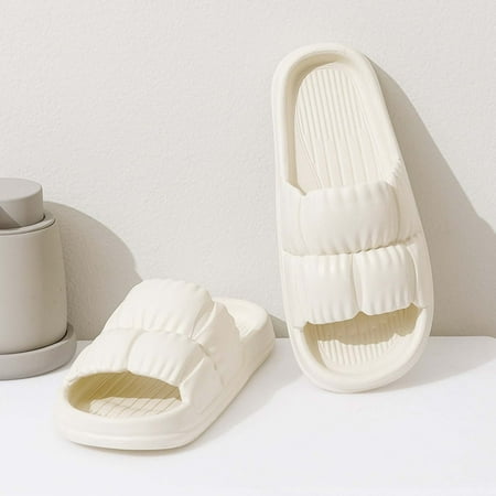 BONIXOOM Womens House Slippers Clearance Slide None V-Day Casual Summer House Shoes For Women White Size 8.5
BONIXOOM Womens House Slippers Clearance Slide None V-Day Casual Summer House Shoes For Women White Size 8.5