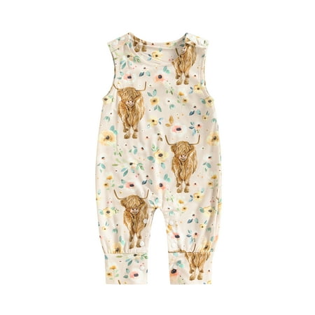 Infant Baby Rompers Sleeveless Crew Neck Jumpsuits Playsuits Print Sleeveless Summer Clothing
Infant Baby Rompers Sleeveless Crew Neck Jumpsuits Playsuits Print Sleeveless Summer Clothing