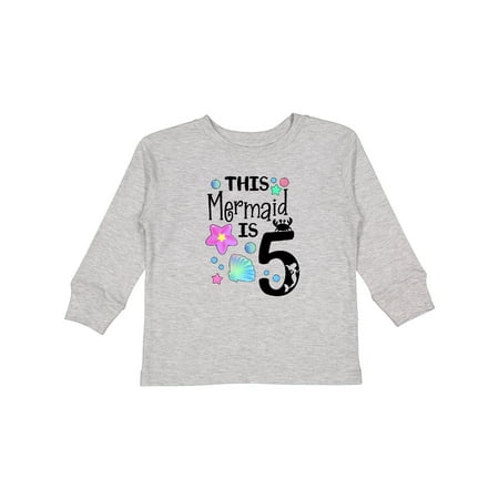 Inktastic This Mermaid is 5 Watercolor Seashells Bubble and Stars Gift Toddler Boy or Toddler Girl Long Sleeve T-Shirt
Inktastic This Mermaid is 5 Watercolor Seashells Bubble and Stars Gift Toddler Boy or Toddler Girl Long Sleeve T-Shirt
