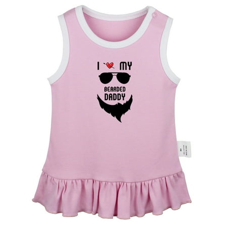 I Love My Bearded Daddy Novelty Dresses For Baby Newborn Babies Skirts Infant Princess Dress 0-24M Kids Graphic Clothes (Pink Sleeveless Dresses 6-12 Months)
I Love My Bearded Daddy Novelty Dresses For Baby Newborn Babies Skirts Infant Princess Dress 0-24M Kids Graphic Clothes (Pink Sleeveless Dresses 6-12 Months)
