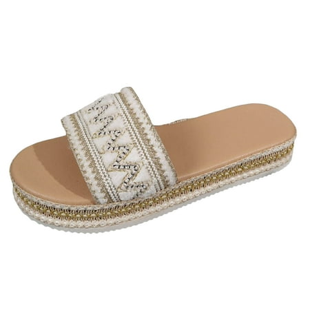 Vividue Slides for Women and Men Recovery Sandals with Arch Support Unisex Double Buckles Adjustable Cloud Slippers Ladies Fashion Ethnic Stylish Woven Print Open Toe Flat Bottom Beach Sandals
Vividue Slides for Women and Men Recovery Sandals with Arch Support Unisex Double Buckles Adjustable Cloud Slippers Ladies Fashion Ethnic Stylish Woven Print Open Toe Flat Bottom Beach Sandals