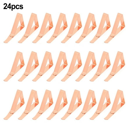 24PCS Steel Table Cloth Cover Clips Quality Metal Pegs Clamps Picnic Prom