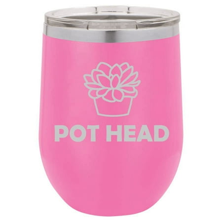 12 oz Double Wall Vacuum Insulated Stainless Steel Stemless Wine Tumbler Glass Coffee Travel Mug With Lid Pot Head Funny Succulent Plant (Hot Pink)
12 oz Double Wall Vacuum Insulated Stainless Steel Stemless Wine Tumbler Glass Coffee Travel Mug With Lid Pot Head Funny Succulent Plant (Hot Pink)