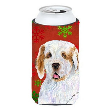 Clumber Spaniel Red And Green Snowflakes Holiday Christmas Tall Boy bottle sleeve - 22 To 24 oz.
Clumber Spaniel Red And Green Snowflakes Holiday Christmas Tall Boy bottle sleeve - 22 To 24 oz.