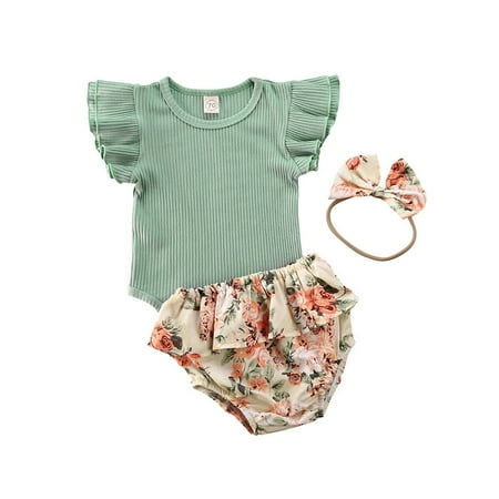 3Pcs Newborn Infant Baby Girl Clothes Ruffle Romper Bodysuit Floral Shorts Summer Outfit
3Pcs Newborn Infant Baby Girl Clothes Ruffle Romper Bodysuit Floral Shorts Summer Outfit
