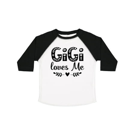 Inktastic My Gigi Loves Me Girls Gift Toddler Toddler Girl T-Shirt
