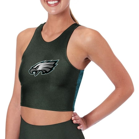 Women s Certo Charcoal Philadelphia Eagles High Neck Midi Bra