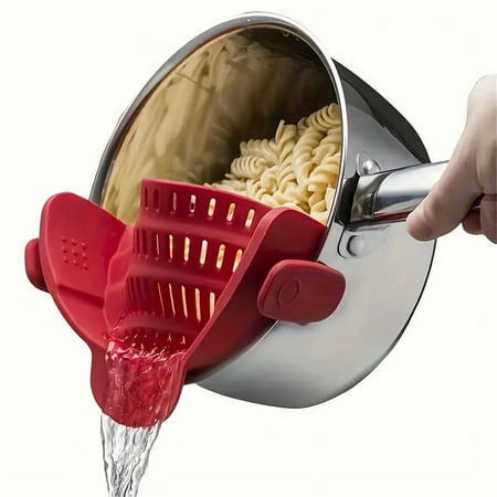 TwoLLL 1pc Strainer Silicone Pot Strainer Adjustable Silicone Clip On Strainer For Pots Pans And Bowls Kitchen Pot Strainer Hand Held Pot Drainer Fruit Washing Filter For Noodles P
TwoLLL 1pc Strainer Silicone Pot Strainer Adjustable Silicone Clip On Strainer For Pots Pans And Bowls Kitchen Pot Strainer Hand Held Pot Drainer Fruit Washing Filter For Noodles P