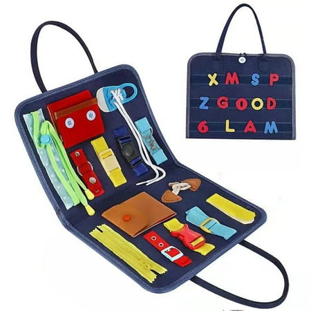 Felt DIY Early Education Aids Children s Educational Toys Busy Board E