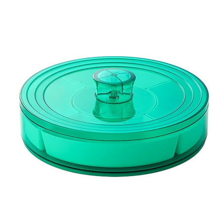 VEAREAR Fruit Tray Transparent Single/Double Layer Rotatable Multi Compartments Moisture Proof Round Snack Candy Serving Plates Food Storage Box for Home
VEAREAR Fruit Tray Transparent Single/Double Layer Rotatable Multi Compartments Moisture Proof Round Snack Candy Serving Plates Food Storage Box for Home