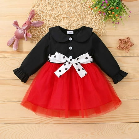 LFEOOST Dress for Girls for Party Infant Girls Long Sleeve Tulle Dresses Infant Princess Dress Clothes (Black 2-3 Years)
LFEOOST Dress for Girls for Party Infant Girls Long Sleeve Tulle Dresses Infant Princess Dress Clothes (Black 2-3 Years)